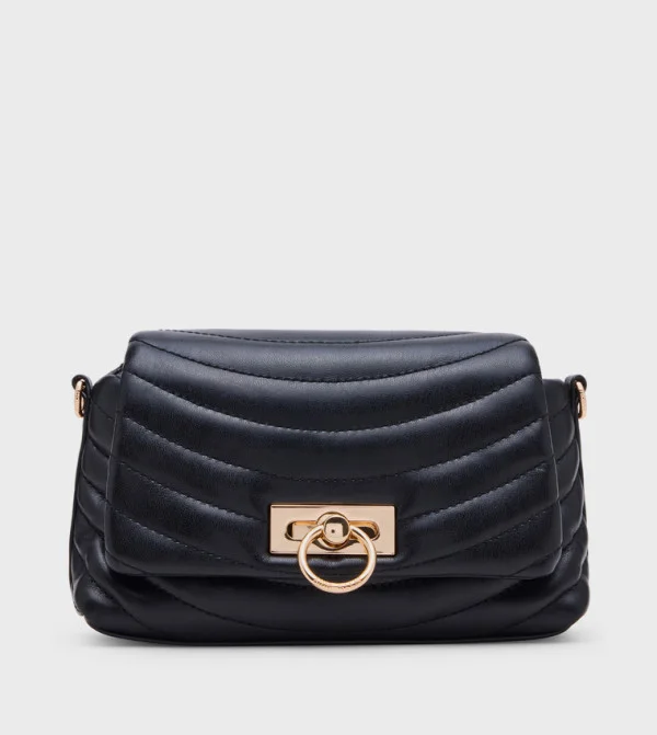 ANNE KLEIN Anne Klein Quilted Flap Shoulder Bag