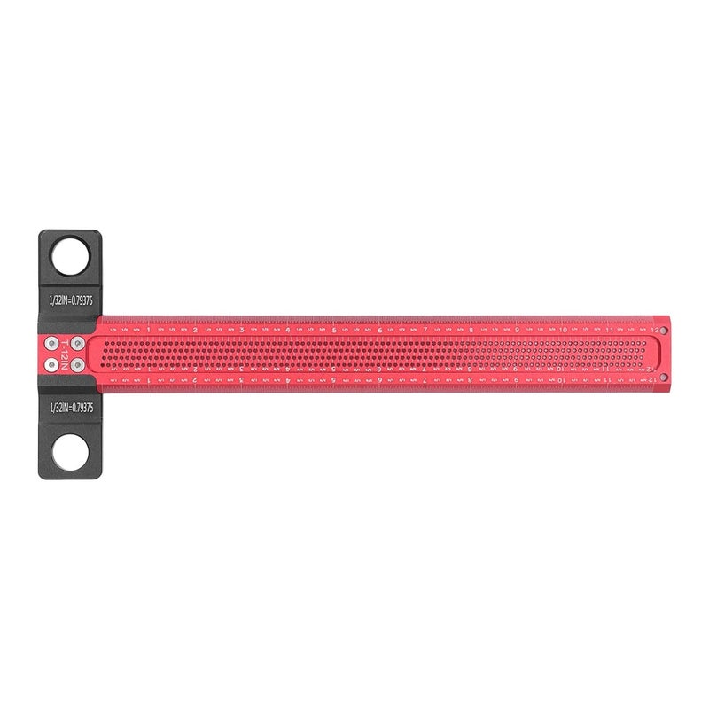 16 بوصة مسطرة قياس خشب من سبائك الألومنيوم قابلة للتعديل، أداة تحديد بزاوية 45 درجة - Image 1