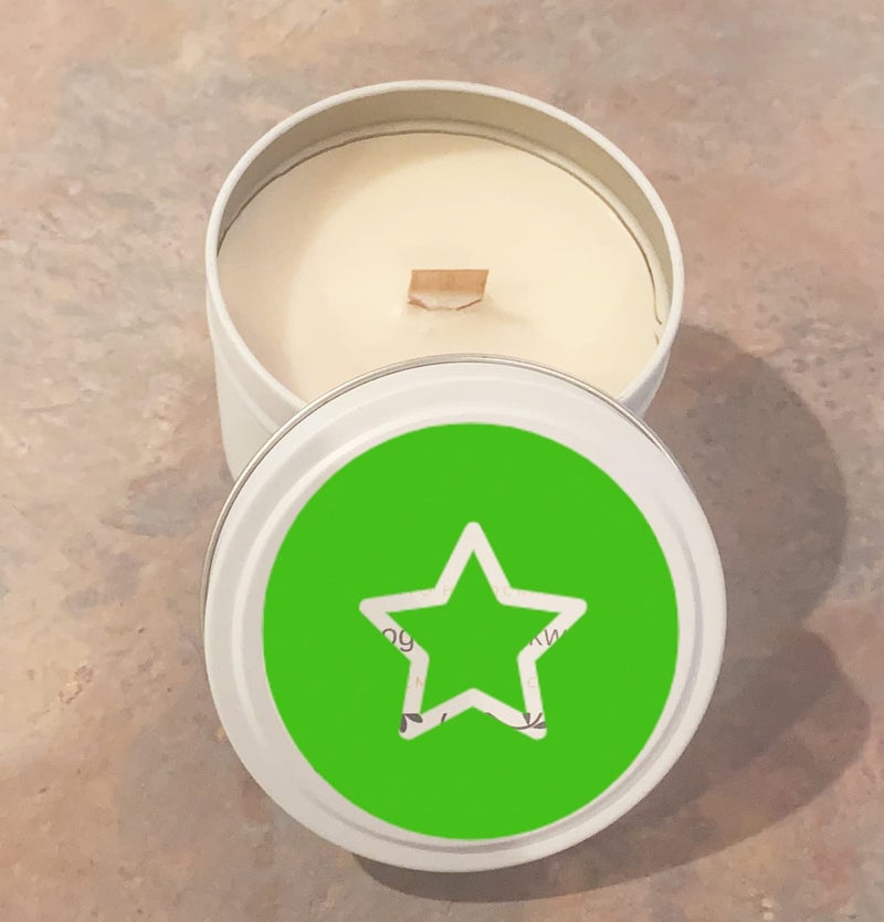 Aroparc White Candle Tins 4oz, 24 Piece Bulk Candle Containers for Candle Making Supplies - White - Image 5