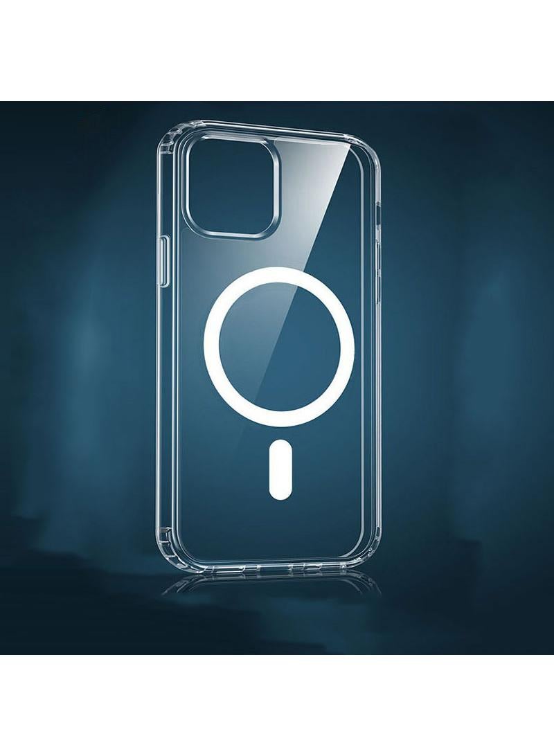 Y&D Applicable IPhone14Pro Composite Magnetic Transparent Mobile Phone Case - Image 1