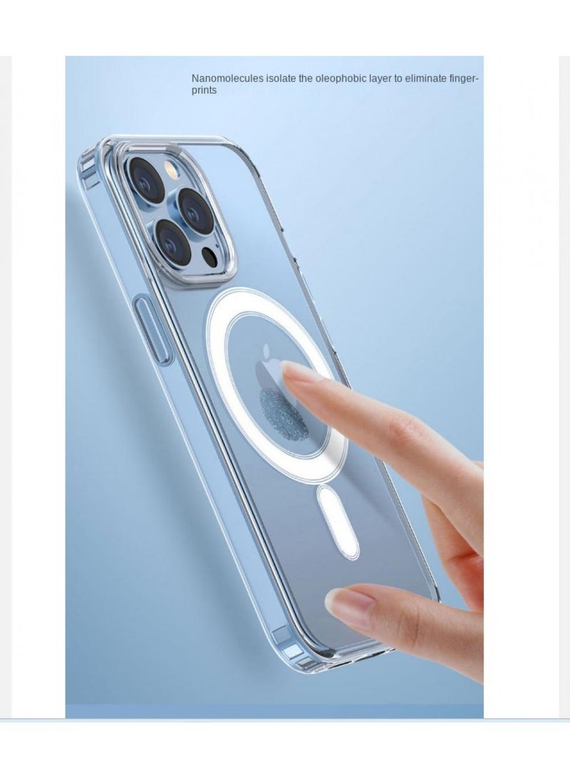 Y&D Applicable IPhone14Pro Composite Magnetic Transparent Mobile Phone Case - Image 3