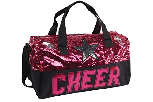 Danz N Motion B20526 Big Kid Pink Sequin Cheer Duffel Bag - Image 3