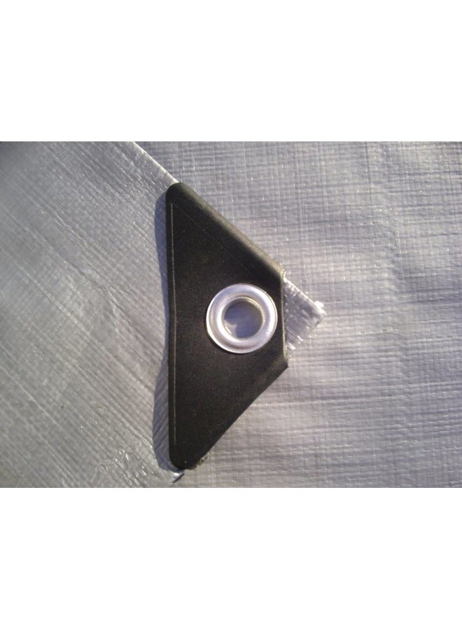 Dry Top 6' x 8' Foremost Tarp 20068 Silver/Brown Silver Brown 10 Mil Heavy Duty Reversible Tarp - Image 4