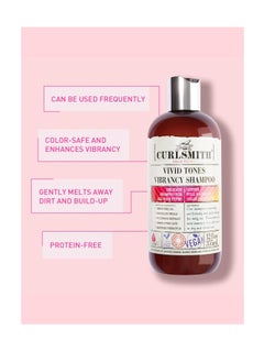 CURLSMITH CURLSMITH - Vivid Tones Vibrancy Shampoo - Vegan Shampoo for All Hair Types (32 fl oz)  - Image 3