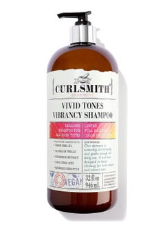 CURLSMITH CURLSMITH - Vivid Tones Vibrancy Shampoo - Vegan Shampoo for All Hair Types (32 fl oz)  - Image 1