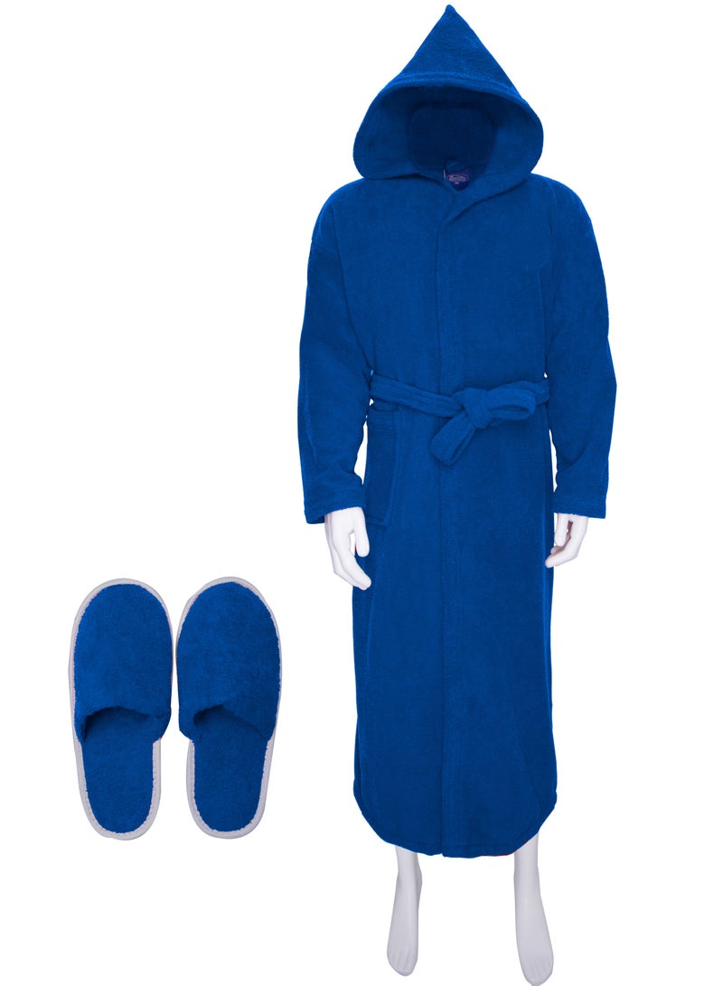 Banotex Egyptian Cotton Bathrobe with Elbow and Slipper  - Image 1