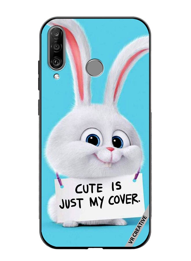VR CREATIVE Protective Case Cover For Huawei P30 Lite Cute Is Just My Cover Design Multicolour - Image 1
