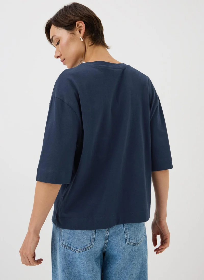 ماتلان Navy Boxy T-Shirt