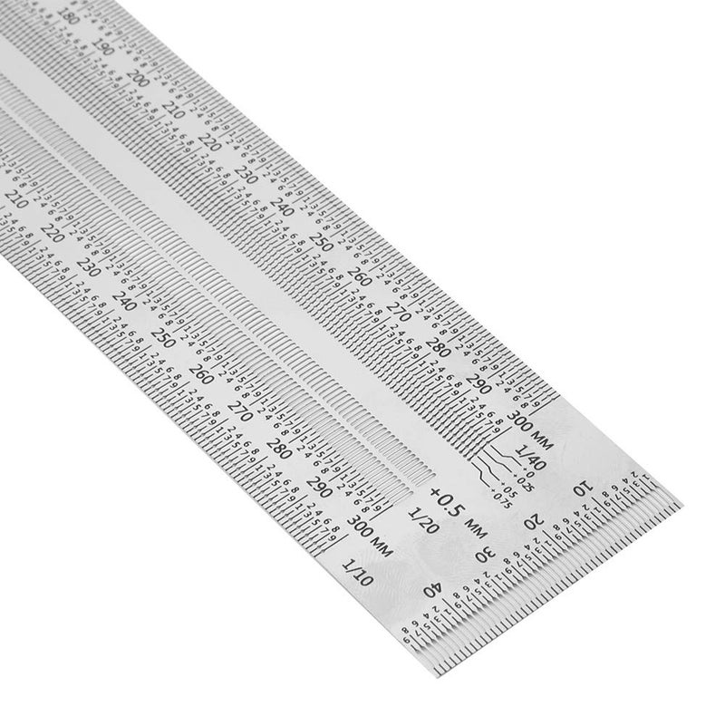 Stainless Steel T Type Hole Ruler 300mm Marking Ruler Type B Woodworking Measuring Tool - Image 4