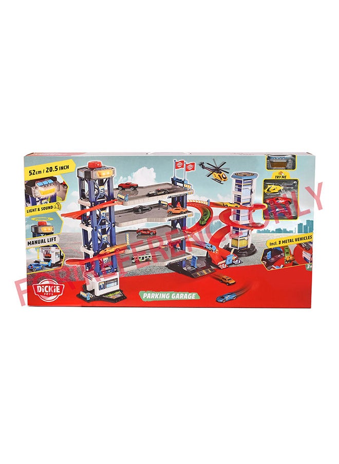 Dickie - Parking Garage With 5 Vehicles - Assorted - Image 1