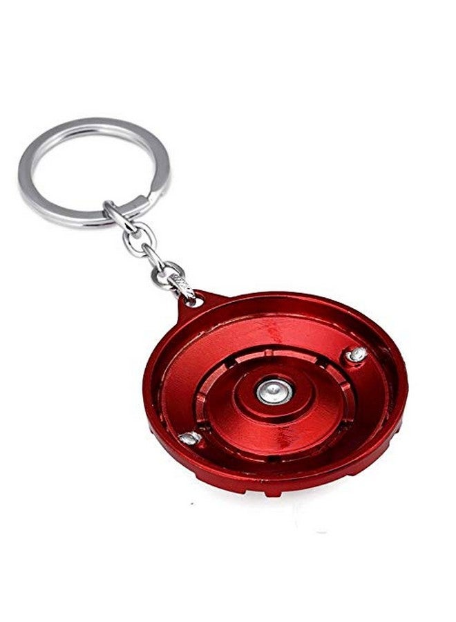 Trunkin C A | Patterned Rotating Shield | Silver Keychain 12CM - Image 3