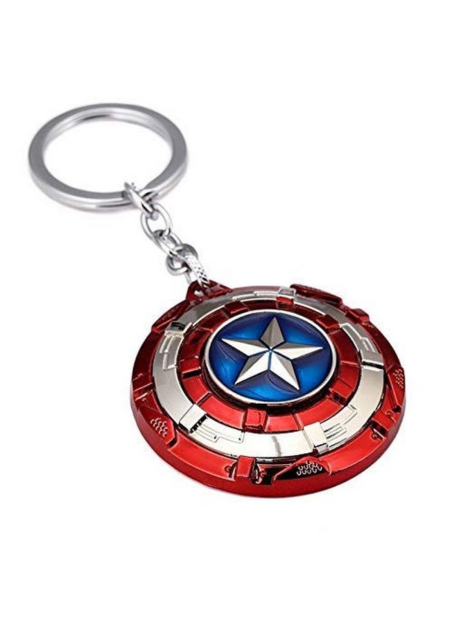 Trunkin C A | Patterned Rotating Shield | Silver Keychain 12CM - Image 1
