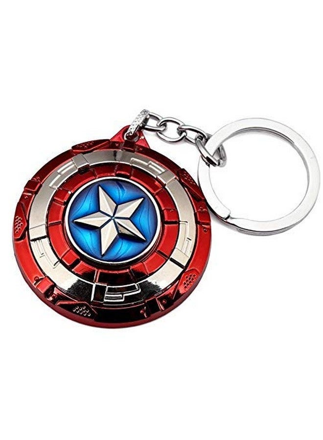 Trunkin C A | Patterned Rotating Shield | Silver Keychain 12CM - Image 2