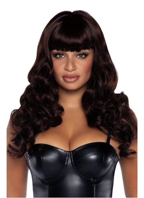 Wavy Wig with Bangs
