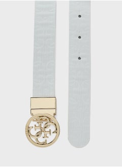 GUESS Logo Detailed None Allocated Hole  Belt  - Image 4