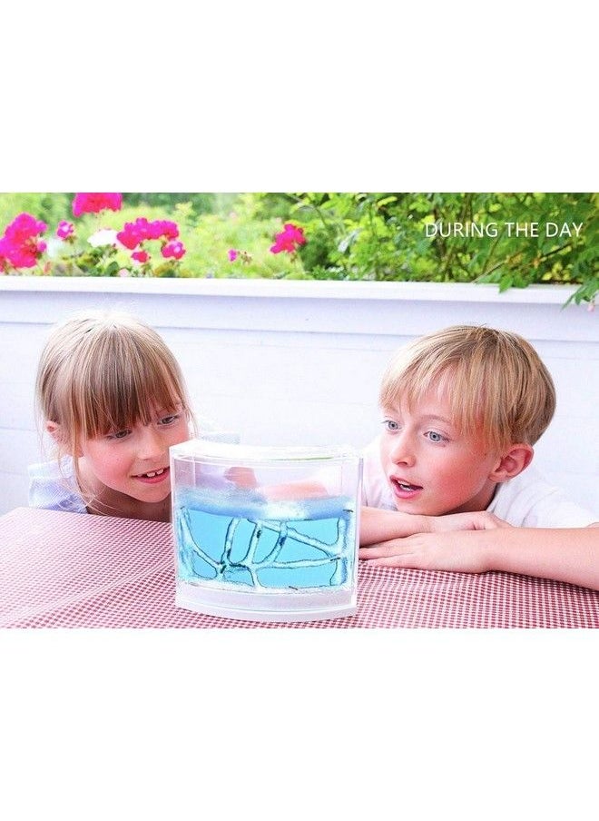 null - Ant Farm Habitat For Kids W/Led Light Great Educational & Science Kit With Nutrient Blue Gel, Observing Ants Create 3D Tunnels To Study Ants Behaviors & Ecosystem (Live Ants Not Included) - Image 1