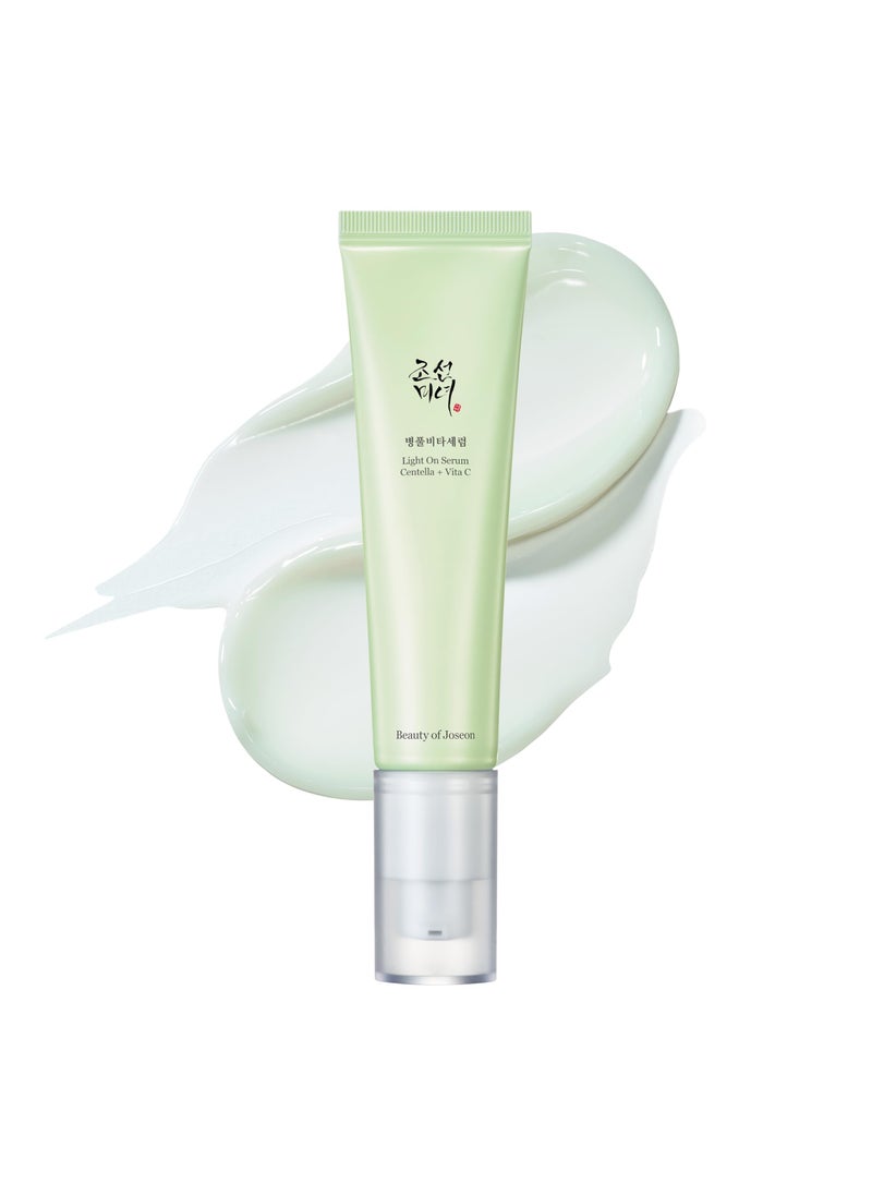 SYOSI Vitamin C Centella Serum for Dark Spot Correction, Fine Lines, and Pigmentation, Hydrating and Brightening Korean Skin Care Moisturizer, Face Serum for Men and Women, 30ml, Non-Irritating Formula  - Image 1