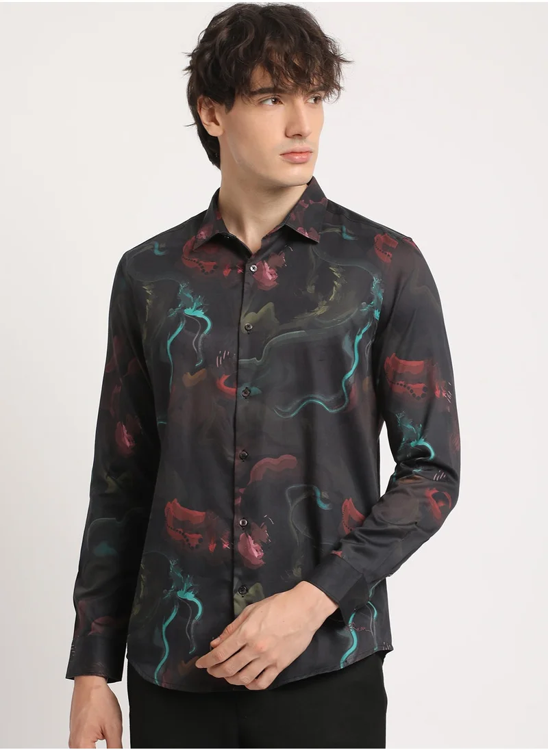 ذا بير هاوس Cotton Shirt for Men | Slim Fit, Long Sleeve, Casual & Formal Wear | Soft, Breathable Fabric for Office, Everyday, & All-Season Use in Classic & Trendy