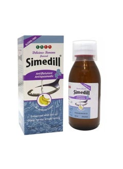SIMEDILL Antiflatulant, Antispasmodic And Banana Flavored Syrup 120Ml  - Image 2