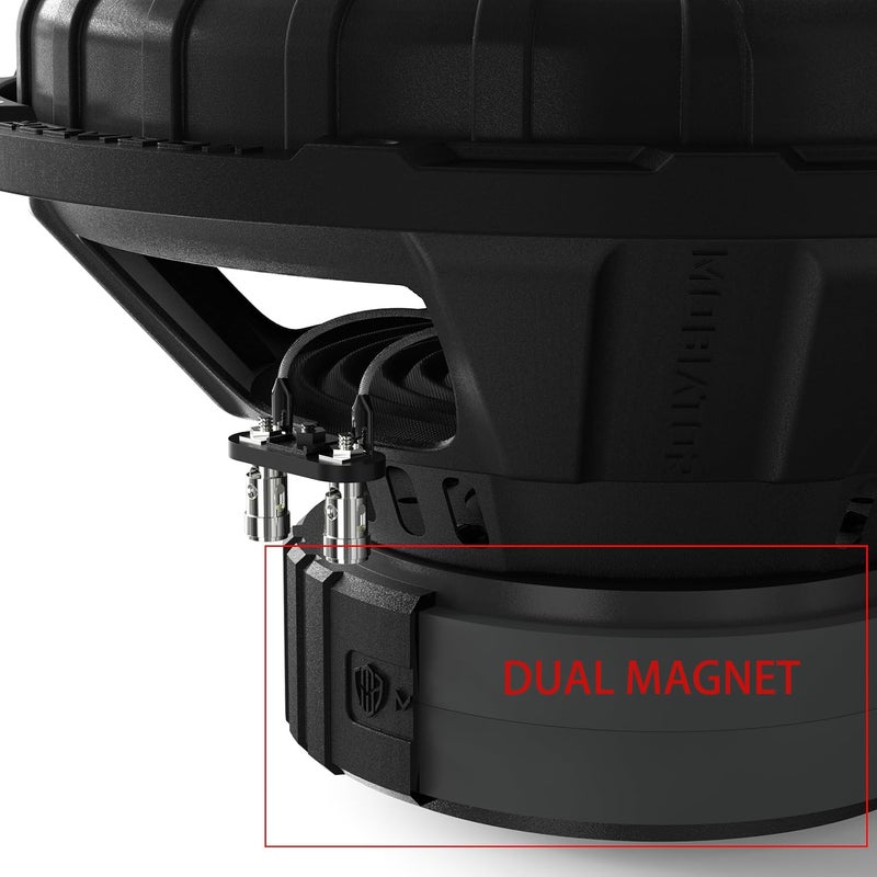 MOBIATOR-12 Inch Car Subwoofer 1600W Max Power, 108Oz Magnet, 2 Inch 4 Layer Voice Coil, 4Ohm Easy to Install, Black-S224 (MB-S224) - Image 2
