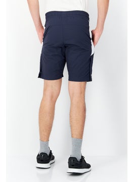 Reebok Men Sportswear Fit Textured Training Short, Navy Combo  - Image 1