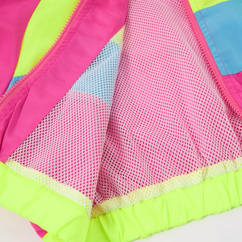 LOLANTA Girls Dance Clothing Set, 3 Piece Short Jacket+Cargo Pant+Tank, Girls Dance Wear Sets (5-6, Hot pink) - Image 4