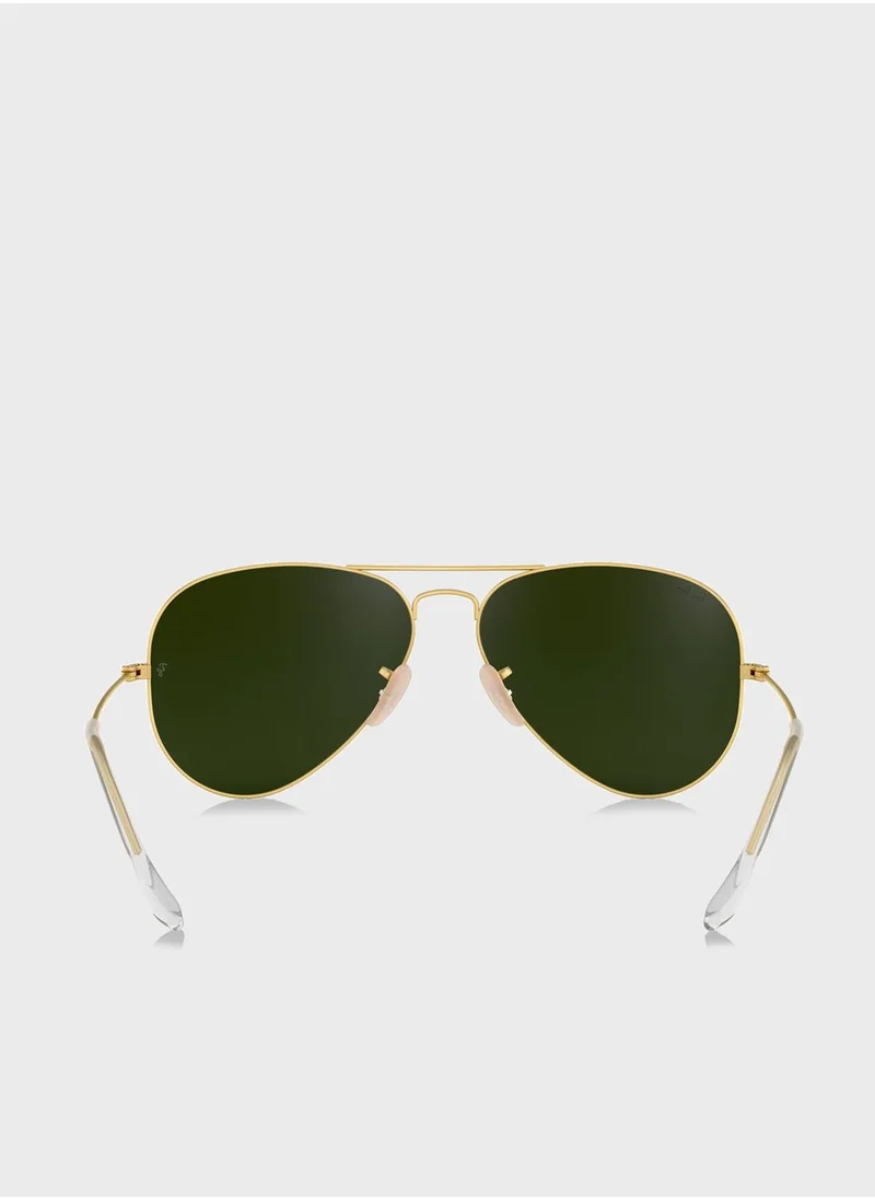 Ray-Ban 0RB3025 Aviator Flash Sunglasses