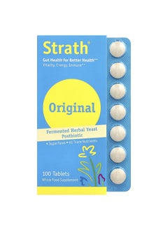 Bio-Strath Bio-Strath, Fermented Herbal Yeast Postbiotic, 100 Tablets  - Image 1