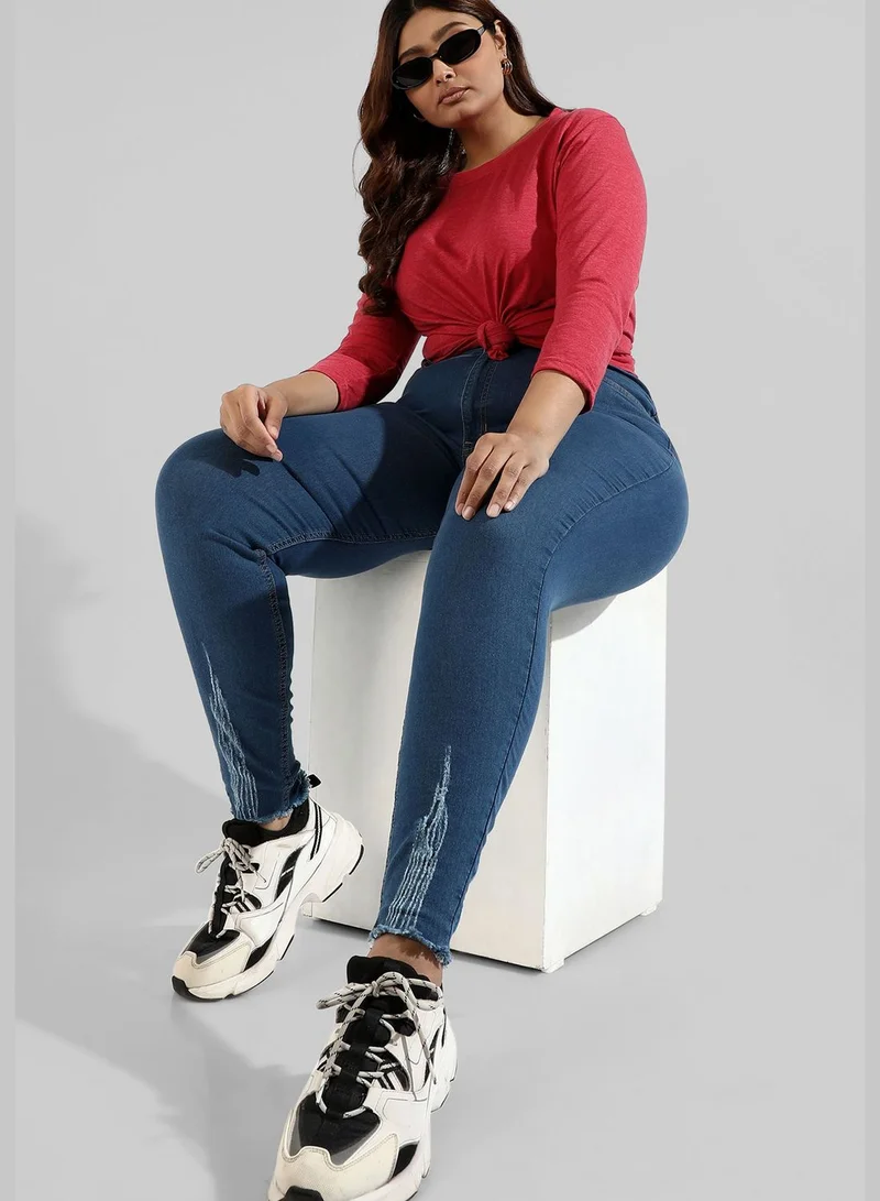 Instafab Plus Casual Top