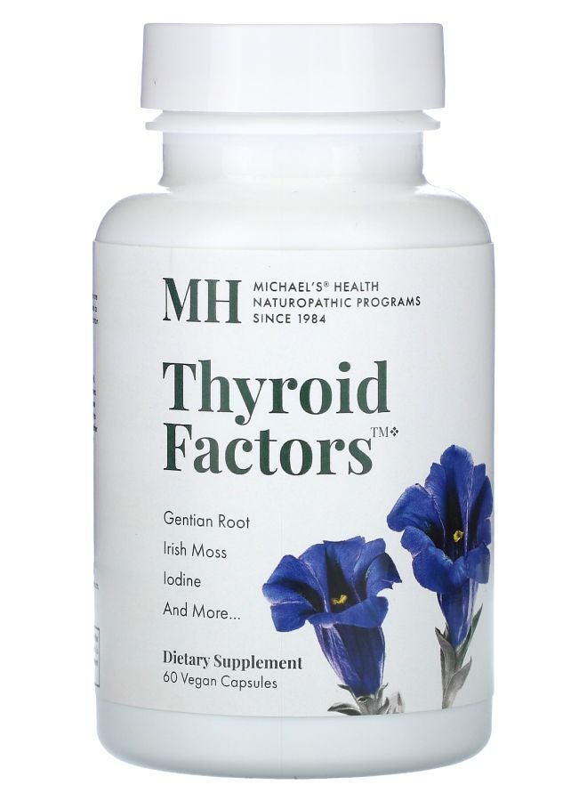 Michael's Naturopathic Thyroid Factors 60 Vegan Capsules