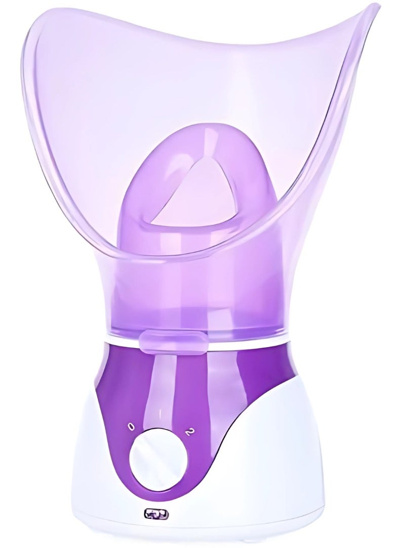 جمال نتي افاس جهاز بخار للوجه، بخاخ بخار لتنظيف عميق للوجه - أرجواني، جسم بلاستيكي - جهاز بخار للوجه لترطيب البشرة وتنظيفها وترطيبها والعناية بالمسام وعلاج حب الشباب - Image 4