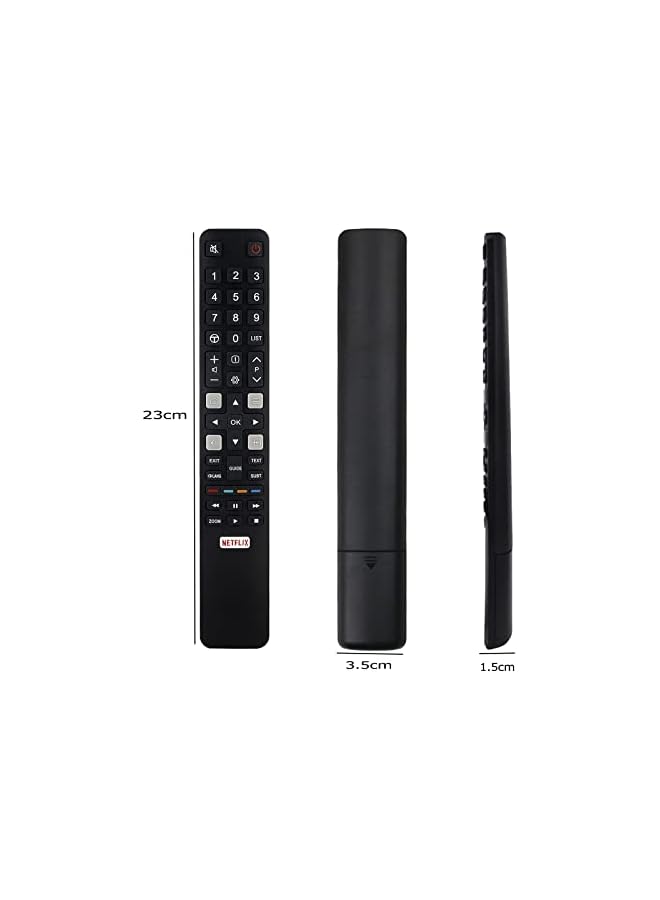 TIGER Remote for TCL Tv Remote RC802N Replaced Remote Control GRC802N YAI2 for Netflix TCL TV 75C2US 65C2US 55C2US 50E18US 55E18US 43P20US 49C2US 32S6000S 40S6000FS 43S6000FS 49S6000FS 55S6000FS - Image 2