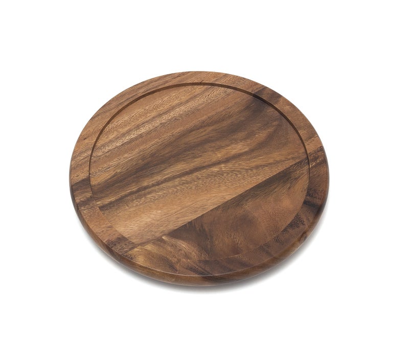Lipper International Acacia Wood 10" Kitchen Turntable - Image 4
