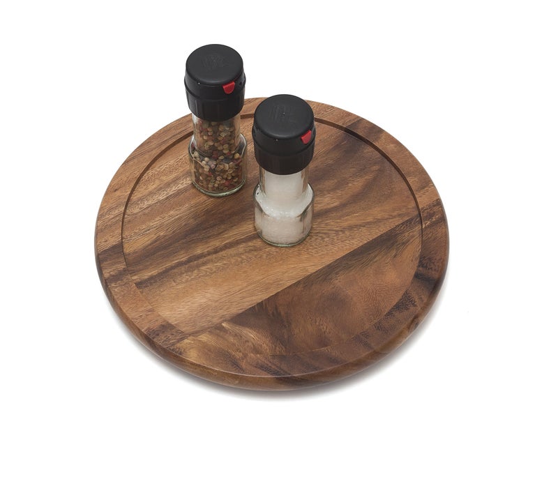 Lipper International Acacia Wood 10" Kitchen Turntable - Image 5