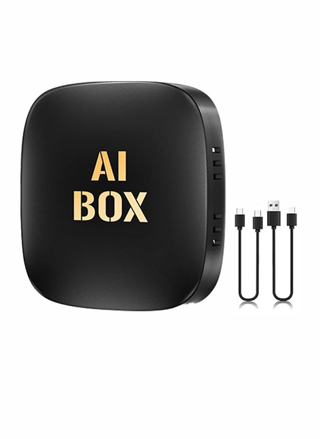 Wireless CarPlay Adapter Supports YouTube, Netflix & More Wired CarPlay to Wireless Dongle, AI Box CarPlay 2 in 1 Wireless AI Box Plug & Play