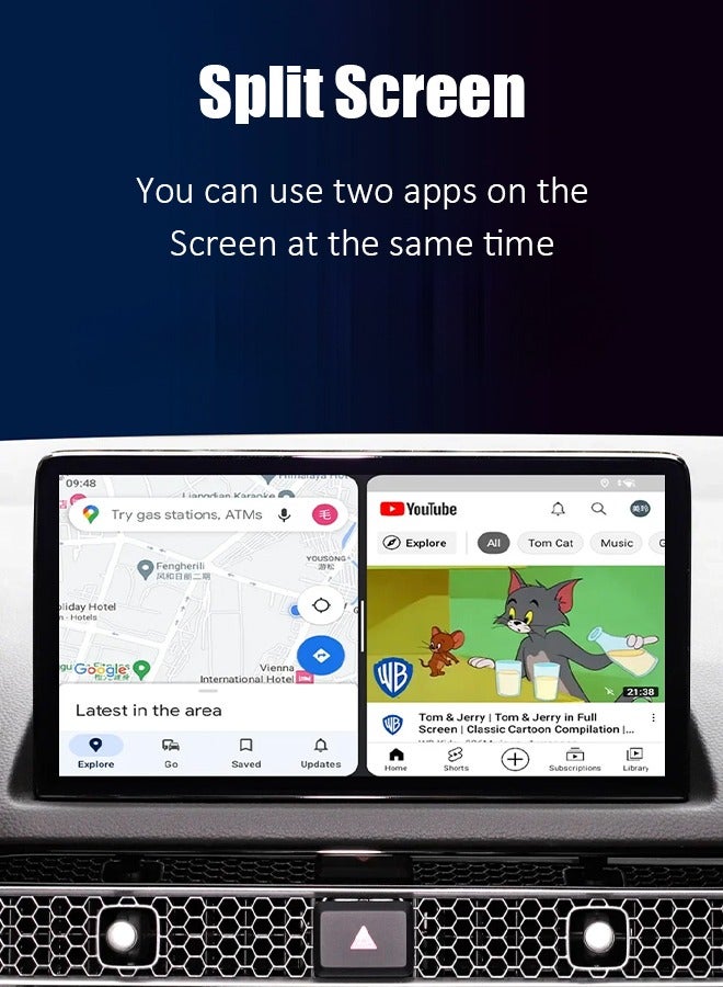 Digisand Wireless CarPlay Adapter Supports YouTube, Netflix & More Wired CarPlay to Wireless Dongle, AI Box CarPlay 2 in 1 Wireless AI Box Plug & Play - Image 3