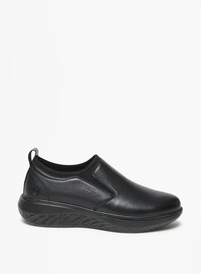 لو كونفورت Men Solid Slip-On Loafers
