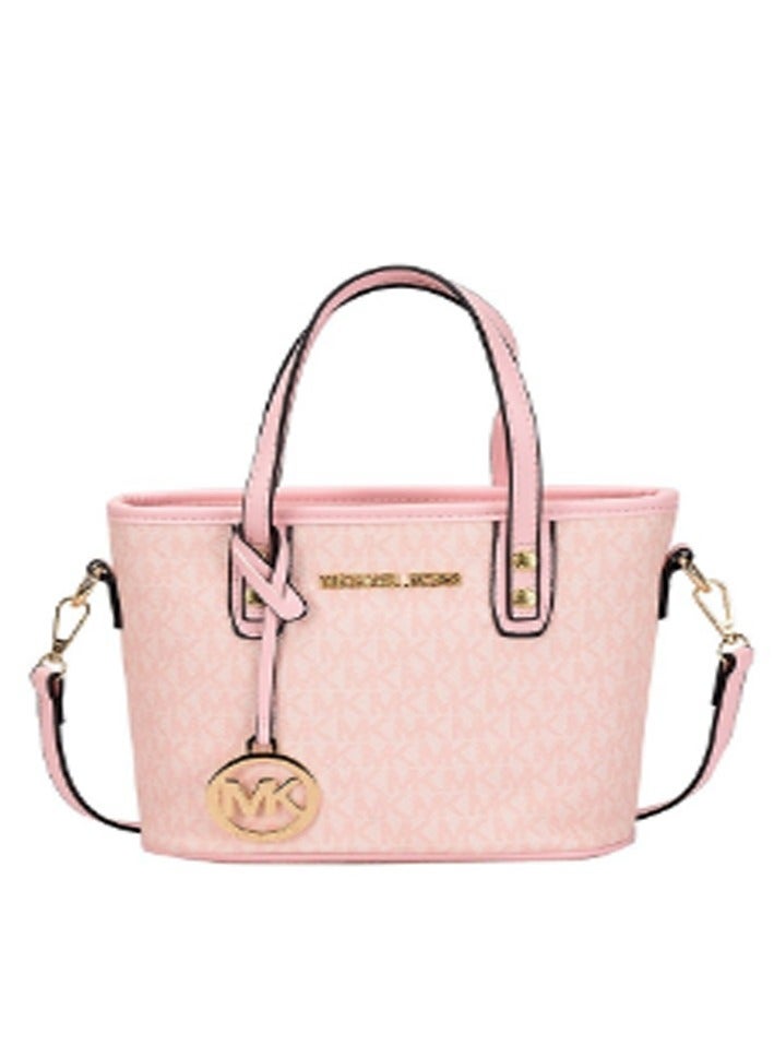 MK Jet Set Travel Extra Small Convertible Tote In Signature Pink