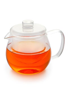 1200ml Borrosilicate Glass Kettle and Teapot with Infuser - Serves Hot & Cold Beverages Tea, Coffee, Milk Tea and Kambucha