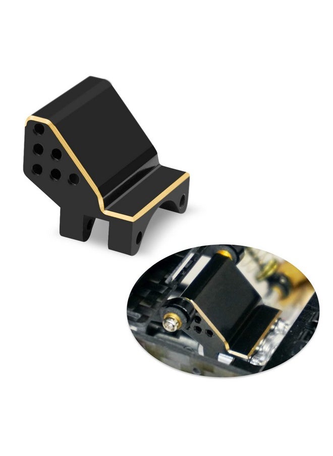 OGUNKE Ogrc Adjustable Height Rear Axle Truss Upper Link Mount Brass Link Bracket For Axial Scx24 C10 Jlu Gladiator Bronco Upgrade Part (Black Gold)  - Image 1