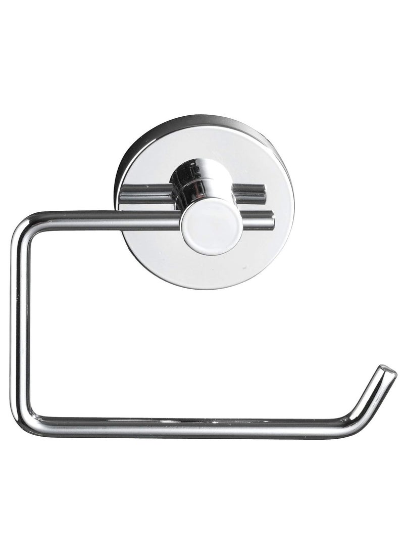 Wenko - WENKO Milazzo Vacuum-loc Toilet-paper Holder - Fixing Without Drilling Steel, Chrome - Image 1