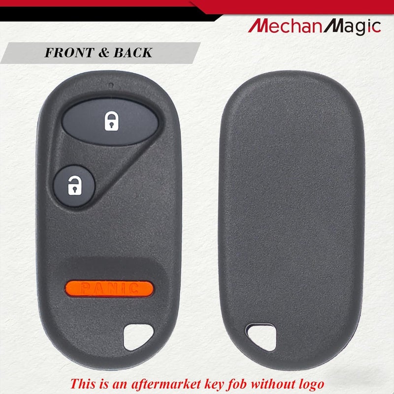 MechanMagic Key Fob Remote Replacement Fits for Honda Civic EX LX DX 2001 2002 2003 2004 2005 / Honda Pilot 2003 2004 2005 2006 2007 NHVWB1U523 / NHVWB1U521 Keyless Entry Remote Control 72147-S5A-A01 - Image 5