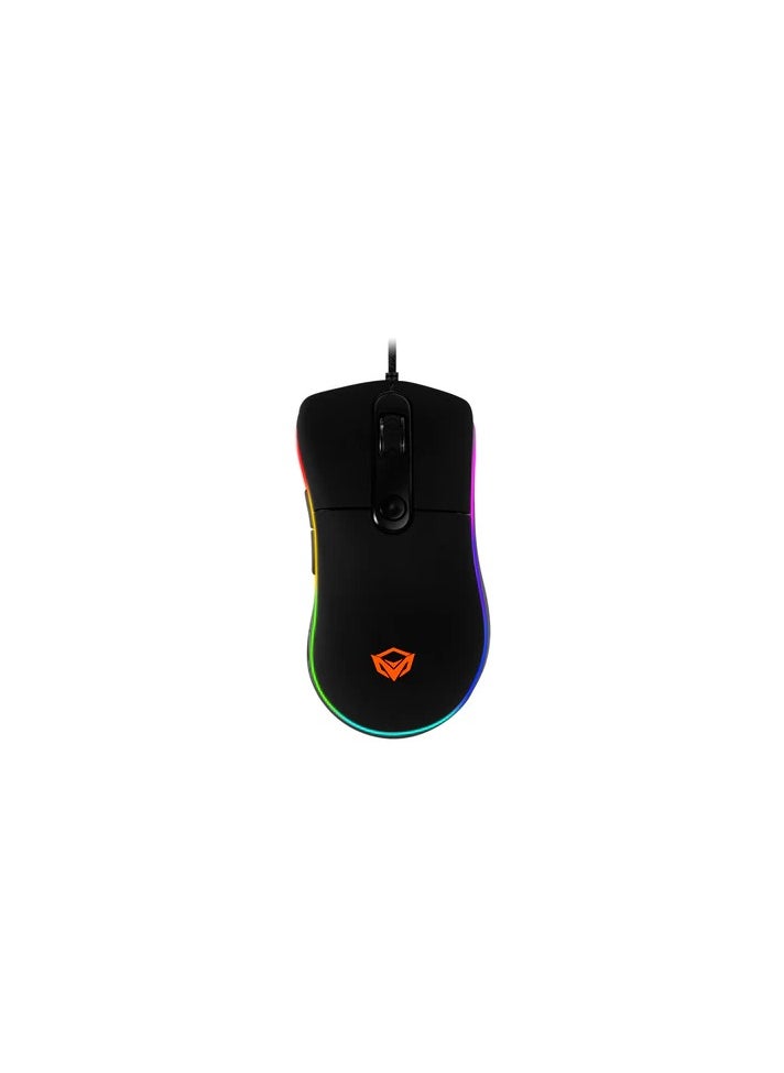 Generic Meetion MT-GM20 Chromatic Wired Gaming Mouse - Black 
