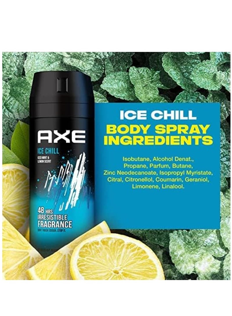 أكس اكس مزيل العرق بخاخ للجسم ايس تشيل للرجال  150 مل - Image 2