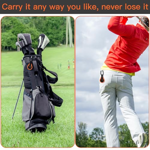 Xxerciz Neoprene Protective Case for Bushnell Wingman/2 Golf GPS Speaker Button, Carabiner Anti-Lost Holder - Image 5