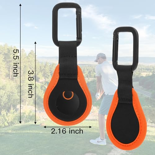 Xxerciz Neoprene Protective Case for Bushnell Wingman/2 Golf GPS Speaker Button, Carabiner Anti-Lost Holder - Image 2