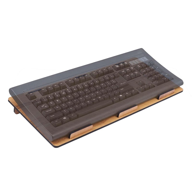 ASCELIO Keyboard Raiser Stand for Large Size gaming and Mechanical Keyboards | Foldable Key Board Holder Stand for Office Desk and Study Table - Image 1