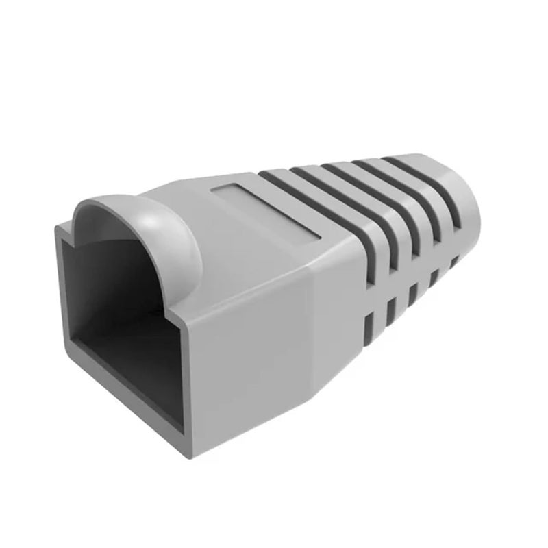 Cat6 RJ45 Strain Relief Boots 300pcs Light Grey Modular Plug Caps 6 5mm - Image 2
