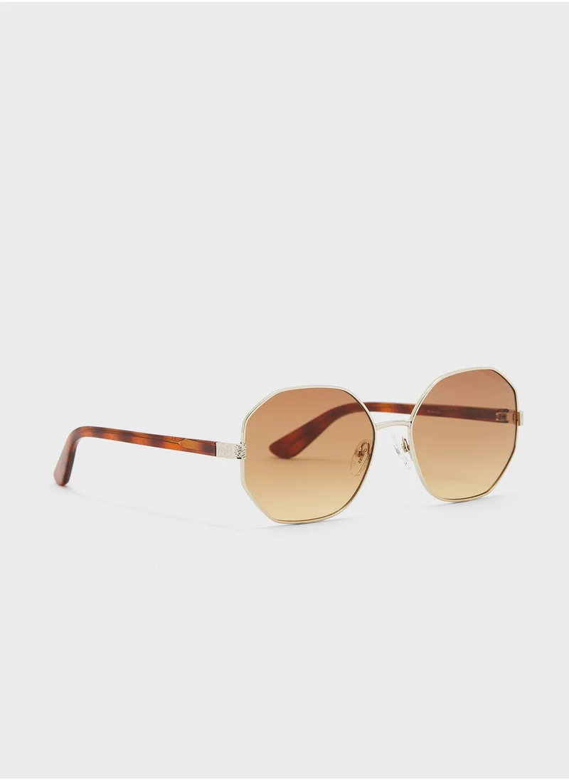 GUESS Metal Shaped Sunglasses