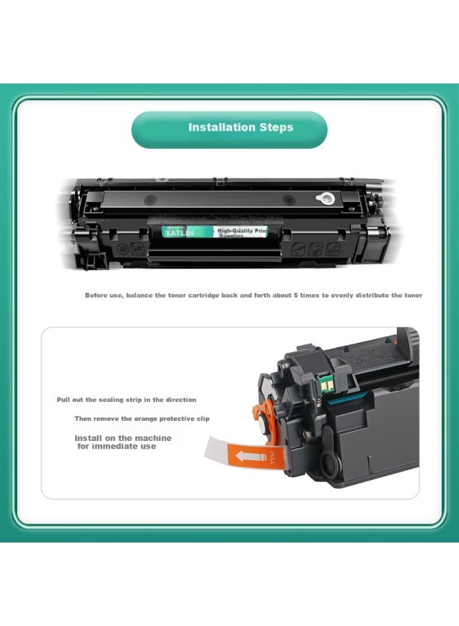 Yatun 88a Toner Cartridge, Compatible With Hp M1136 Toner Cartridge, Cc388a Toner Cartridge, Hp M126a P1108 Toner Cartridge, Hp 1136mfp 1106 M128fn Toner Cartridge, 1007 Printer Ink Cartridge